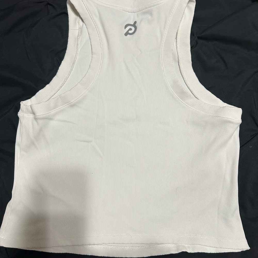 White Athletic Tank Top